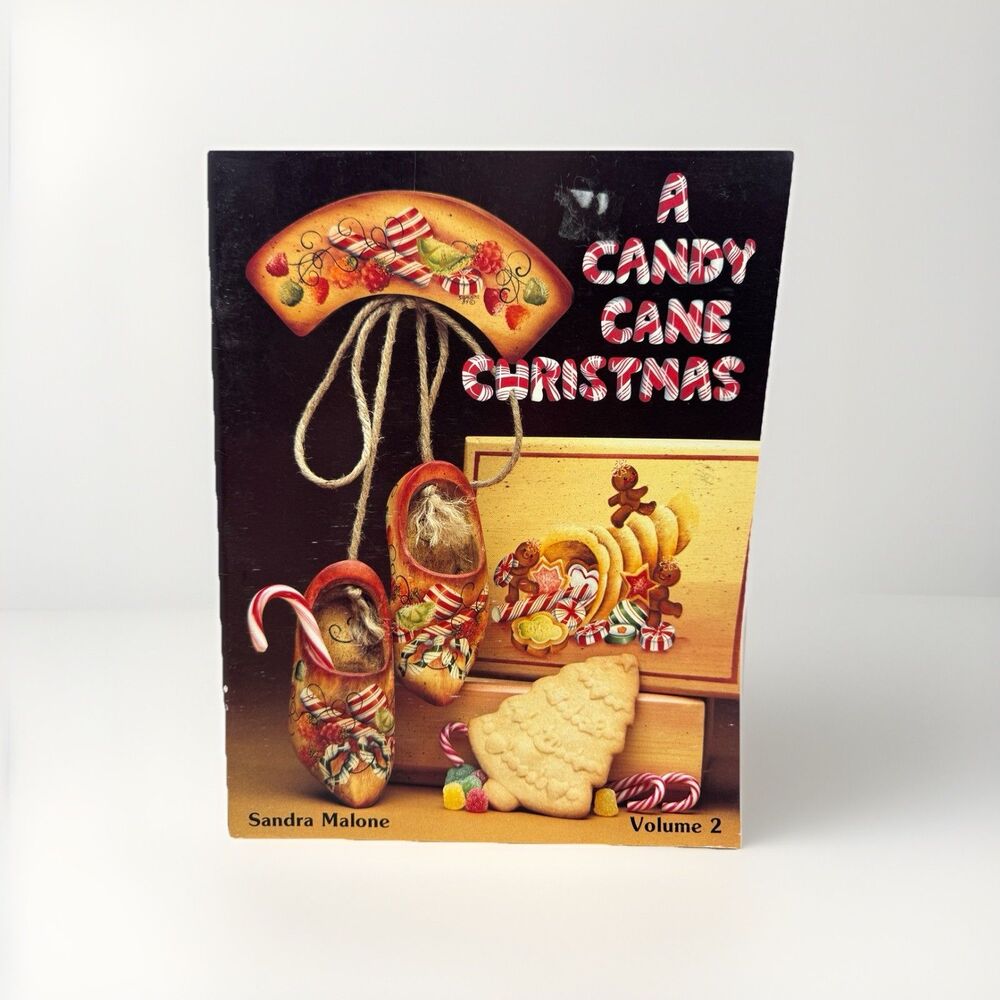 A Candy Cane Christmas Volume 2 Sandra Malone Tole Painting Decorative Holiday